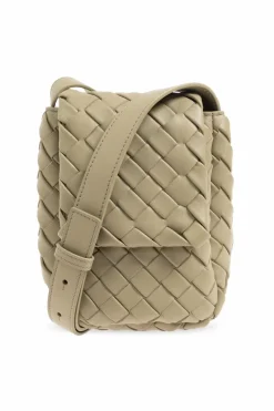 Bottega Veneta GREEN ‘Vertical Cobble Mini’ shoulder bag