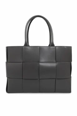 Bottega Veneta GREY Bag 'Medium Arco' in 'shopper' style