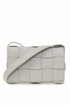 Bottega Veneta GREY ‘Cassette Small’ shoulder bag