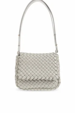 Bottega Veneta GREY ‘Cobble Mini’ shoulder bag