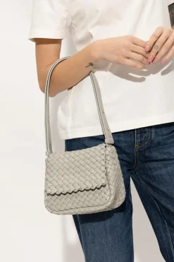 Bottega Veneta GREY ‘Cobble Mini’ shoulder bag