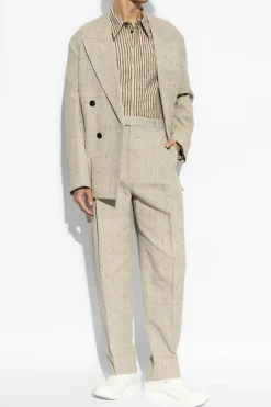 Bottega Veneta GREY Double-breasted blazer