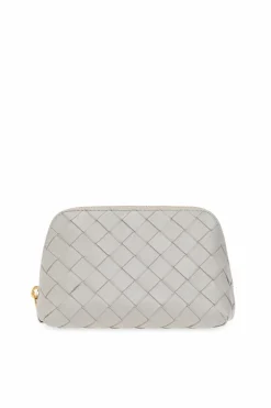 Bottega Veneta GREY Leather wash bag