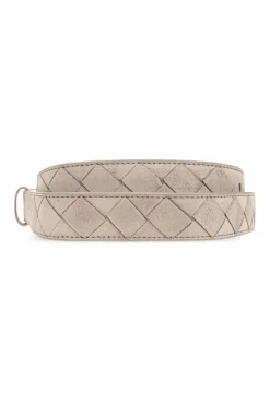 Bottega Veneta GREY suede belt