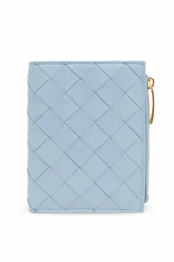 Bottega Veneta light blue Leather Wallet
