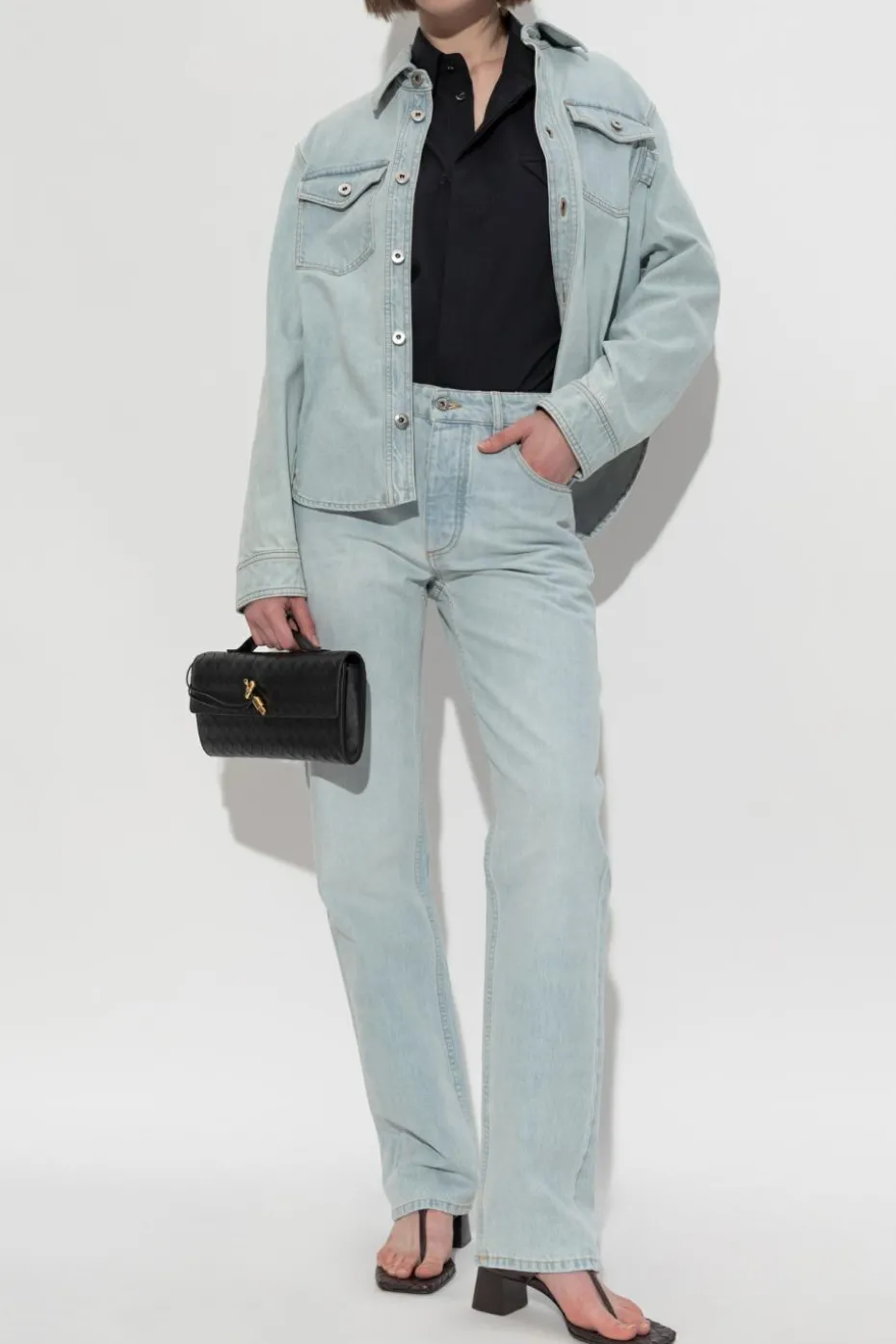 Bottega Veneta light blue Denim shirt