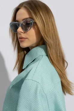Bottega Veneta light blue Sunglasses