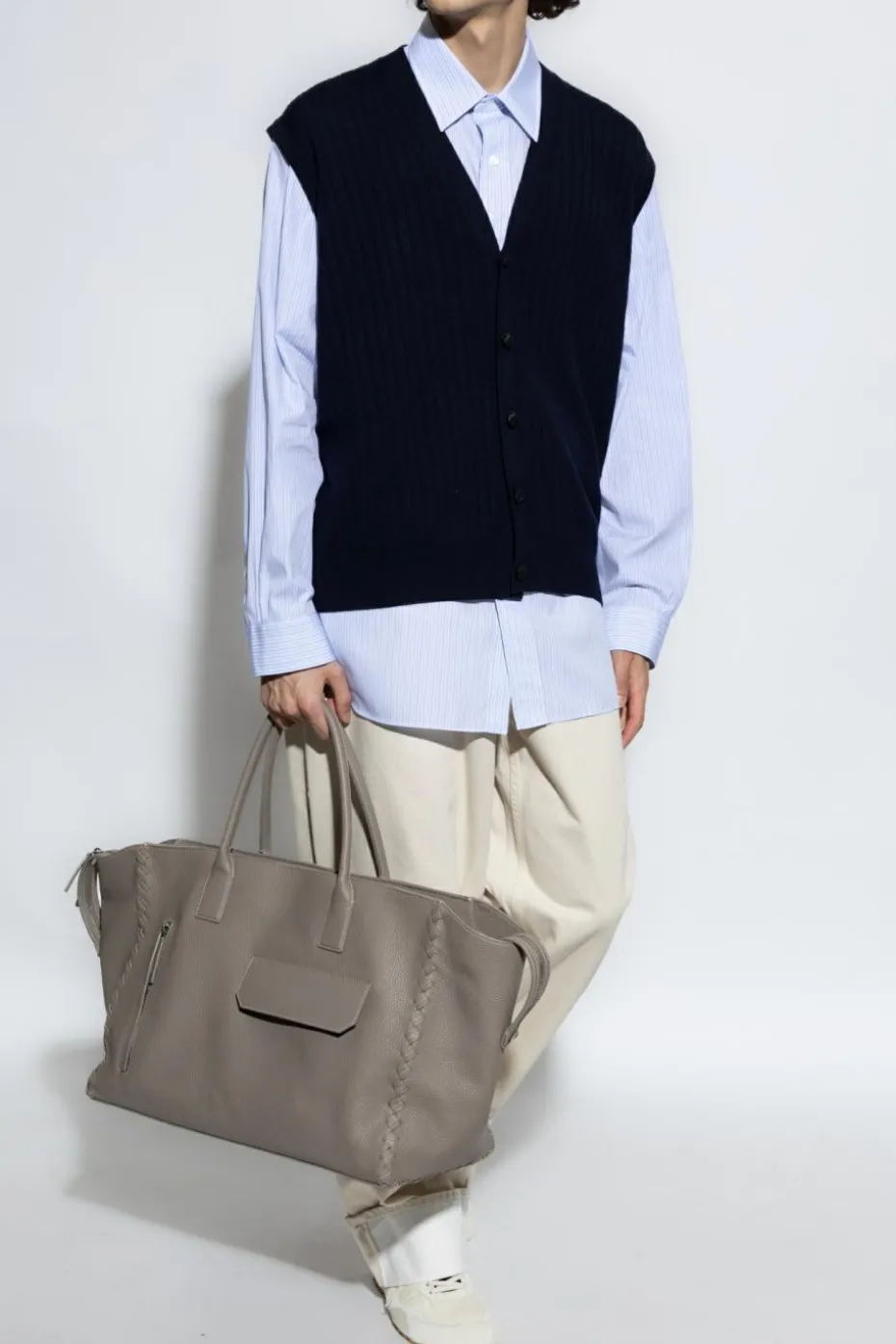Bottega Veneta NAVY BLUE Wool vest