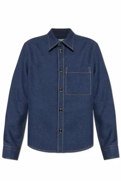 Bottega Veneta NAVY BLUE Wool shirt