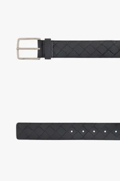 Bottega Veneta NAVY BLUE Intrecciato belt