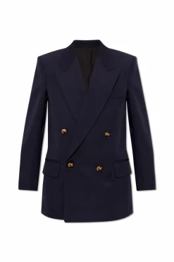 Bottega Veneta NAVY BLUE Double-breasted blazer