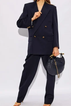 Bottega Veneta NAVY BLUE Double-breasted blazer