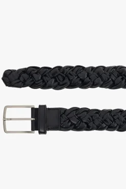 Bottega Veneta NAVY BLUE Woven leather belt