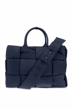 Bottega Veneta NAVY BLUE āArco Largeā shopper bag