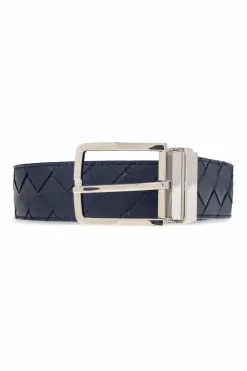 Bottega Veneta NAVY BLUE Leather belt