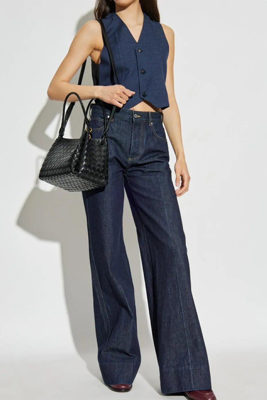 Bottega Veneta NAVY BLUE Wool vest