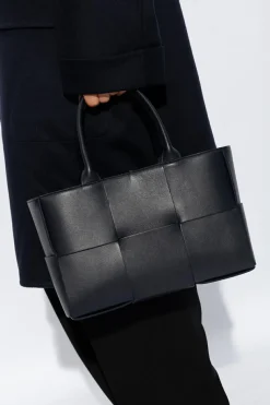 Bottega Veneta NAVY BLUE ‘Acro Small’ shopper bag