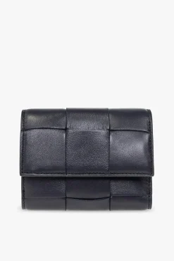 Bottega Veneta NAVY BLUE Leather wallet