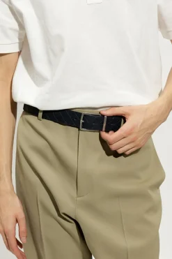 Bottega Veneta NAVY BLUE Reversible belt