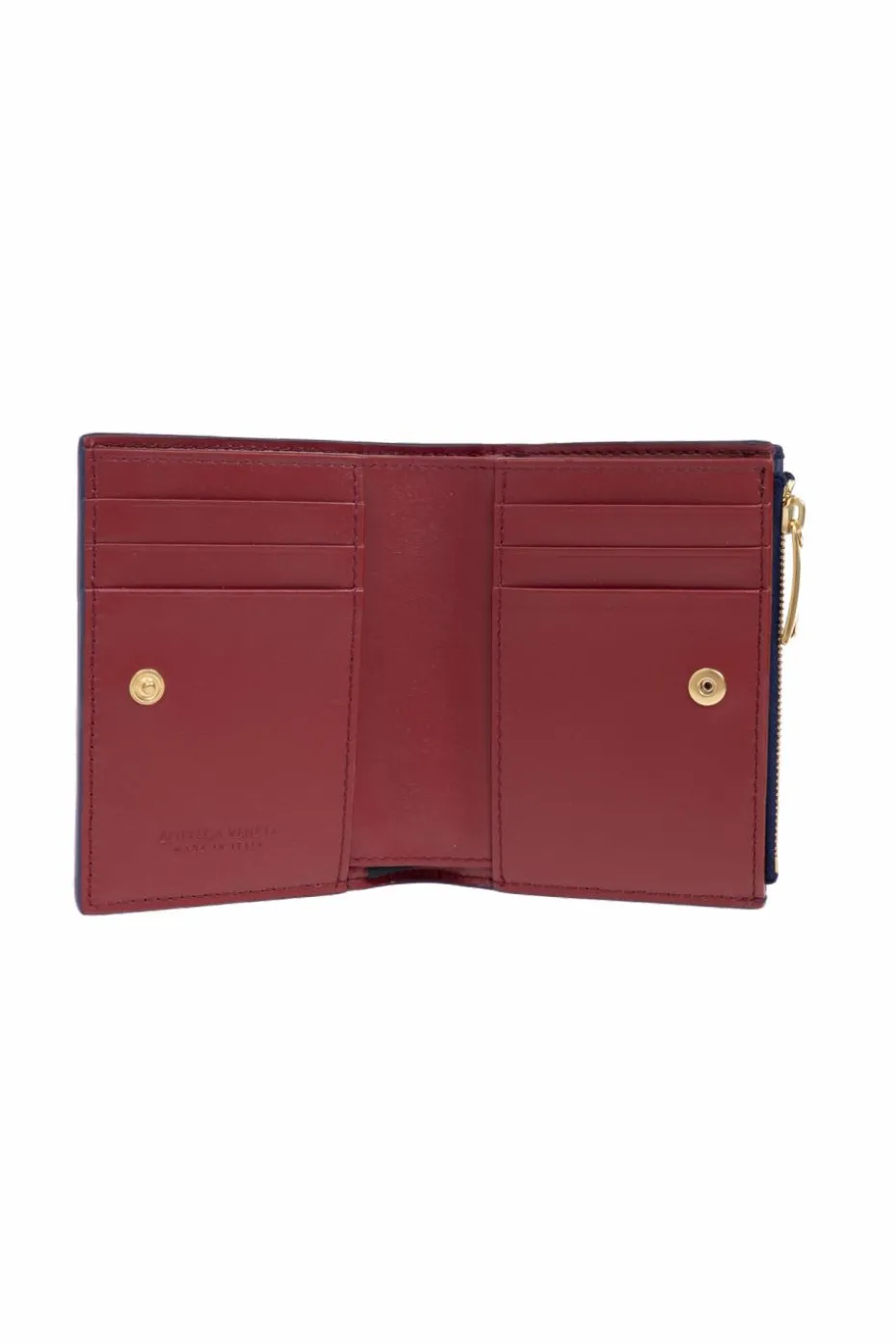 Bottega Veneta NAVY BLUE Leather Wallet