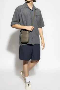 Bottega Veneta NAVY BLUE Pleated shorts