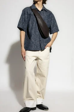 Bottega Veneta NAVY BLUE Short-sleeve shirt