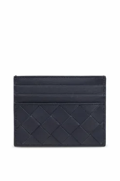 Bottega Veneta NAVY BLUE Leather card case
