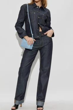 Bottega Veneta NAVY BLUE Jeans with logo