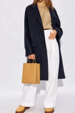 Bottega Veneta NAVY BLUE Wool coat