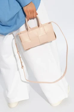 Bottega Veneta PINK ‘Arco East-West Mini’ shoulder bag