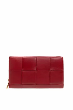 Bottega Veneta RED Leather wallet