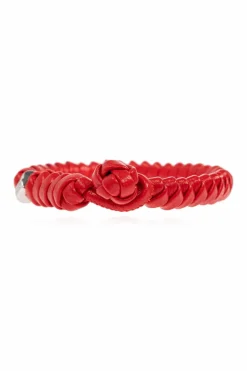 Bottega Veneta RED Leather bracelet