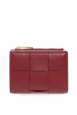 Bottega Veneta RED Leather wallet