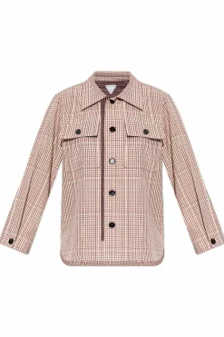 Bottega Veneta RED Plaid Shirt