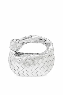 Bottega Veneta SILVER Handbag Mini Jodie