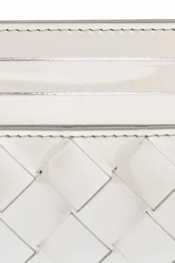 Bottega Veneta SILVER Leather card case