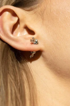 Bottega Veneta SILVER Silver earrings