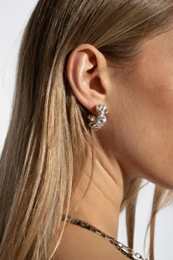 Bottega Veneta SILVER Silver earrings