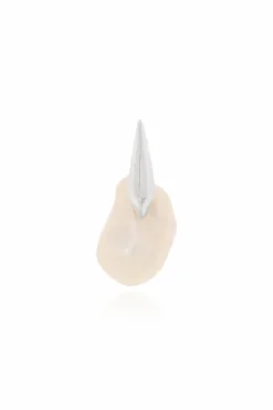 Bottega Veneta SILVER Single pearl earring