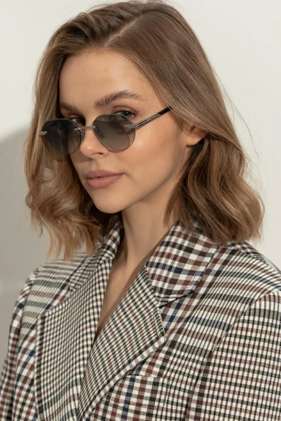 Bottega Veneta SILVER Sunglasses