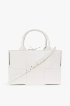 Bottega Veneta WHITE āArco Miniā shopper bag