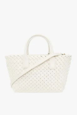 Bottega Veneta WHITE āCabat Miniā shopper bag