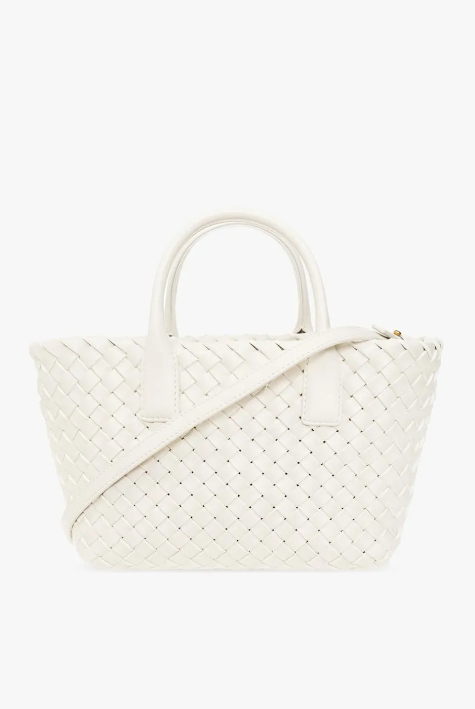 Bottega Veneta WHITE ‘Cabat Mini’ shopper bag
