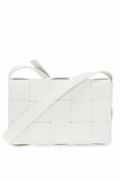 Bottega Veneta WHITE āCassetteā shoulder bag