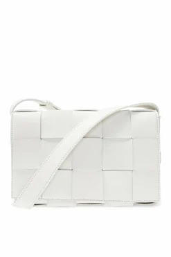Bottega Veneta WHITE ‘Cassette’ shoulder bag
