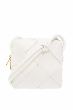 Bottega Veneta WHITE ‘Cassette Mini’ shoulder bag