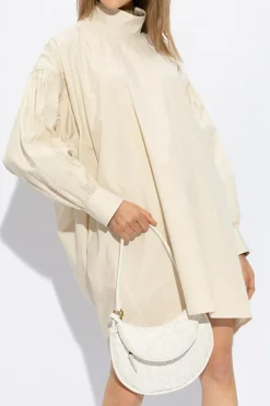Bottega Veneta WHITE ‘Gemelli Small’ shoulder bag