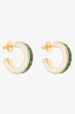 Bottega Veneta WHITE Hoop earrings