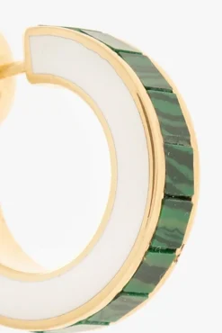 Bottega Veneta WHITE Hoop earrings