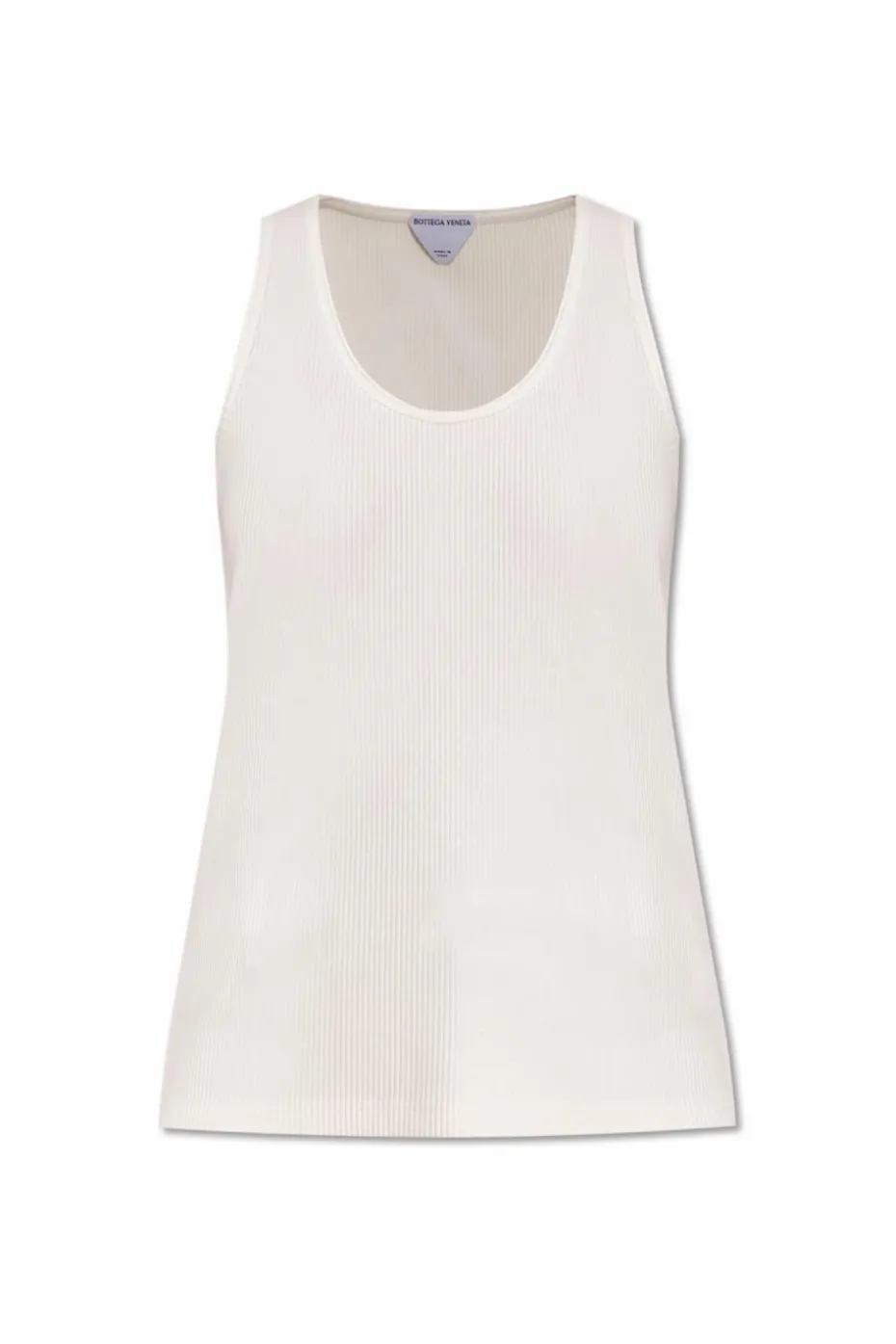 Bottega Veneta WHITE Ribbed Top